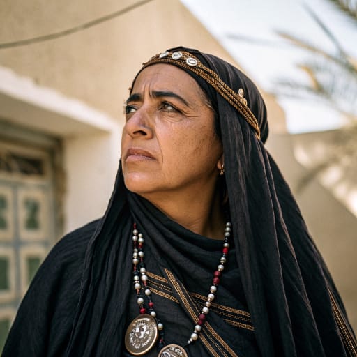 Banu Hilal woman from Originally the Najd and Hejaz of Arabia, then Upper Egypt, and from the mid-eleventh century the Maghreb: Tunisia, Algeria, Libya and the Atlantic plains of Morocco.