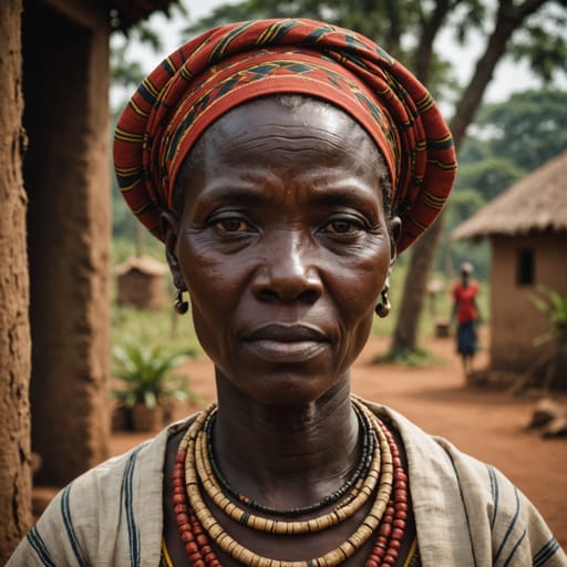 Banyankole woman from Western Uganda, traditional dress, alternate reference 3, Ethnic Erotic phenotype catalog