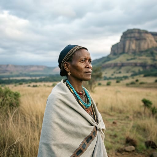 Bara woman from South-central Madagascar, centered on the Ihorombe region around Ihosy and the Horombe Plateau, extending toward the Isalo massif and Ankazoabo.