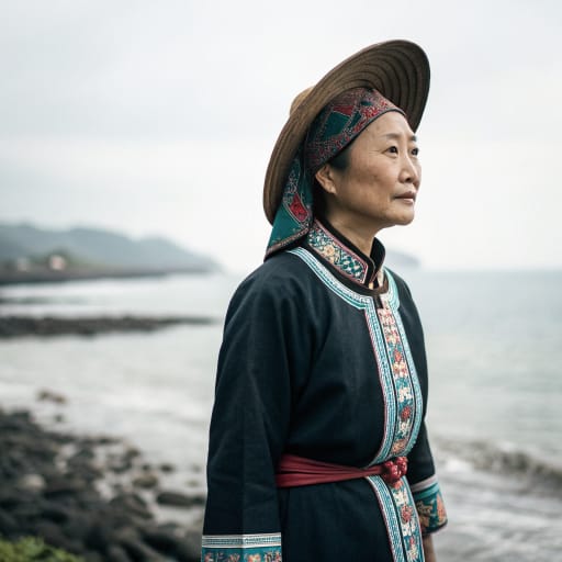 Basay woman from The northern coast of Taiwan, from Tamsui around Keelung to the Yilan plain