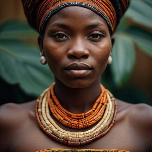 Baya woman from Central African Republic, Cameroon — related phenotype reference