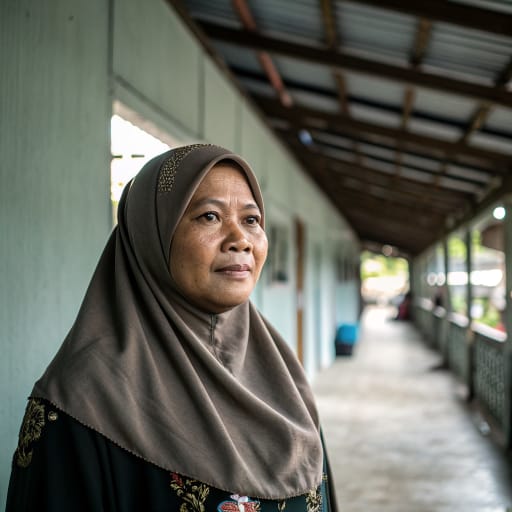 Belait woman from Belait District in western Brunei (Kuala Balai, Labi, Kuala Belait, Seria) and parts of Tutong District; related communities near Miri in Sarawak, Malaysia.
