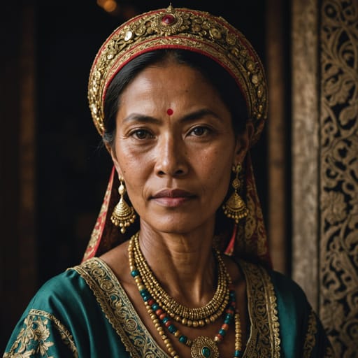Bengkulu Malays woman from Bengkulu city and nearby coastal areas of Bengkulu Province, southwest Sumatra, Indonesia