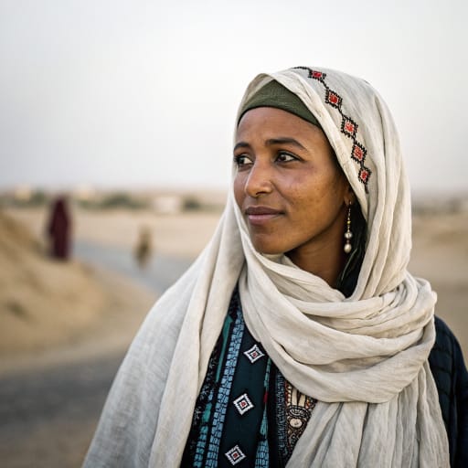 Beni Hassan : femme, référence phénotypique apparentée