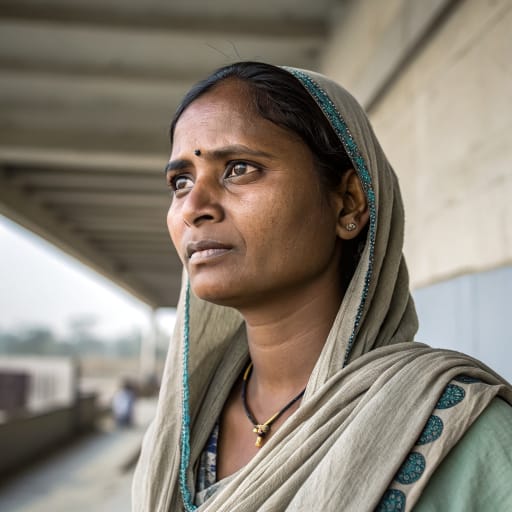 Bhishti woman from North India, especially Uttar Pradesh, Delhi, Bihar and Rajasthan, with smaller communities elsewhere in India and in Pakistan