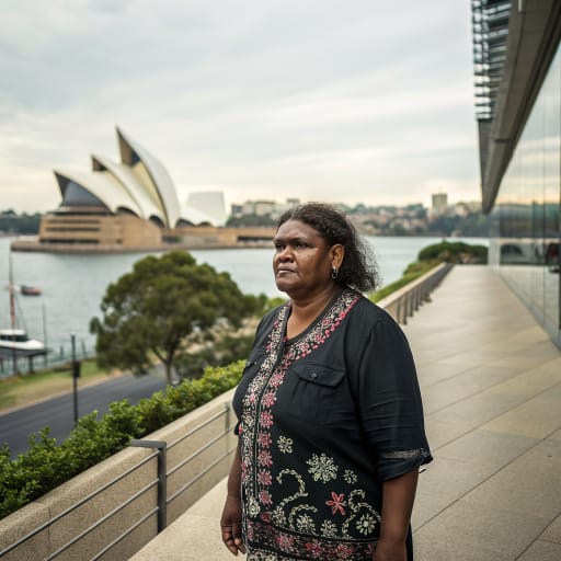 Bidjigal woman from Sydney Basin, New South Wales, Australia; placed variously around Castle Hill and Baulkham Hills or along the Georges River and the Botany Bay hinterland