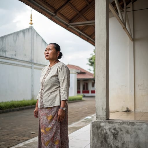 Bimanese woman from Eastern Sumbawa, West Nusa Tenggara, Indonesia: Bima city, Bima Regency and Dompu Regency