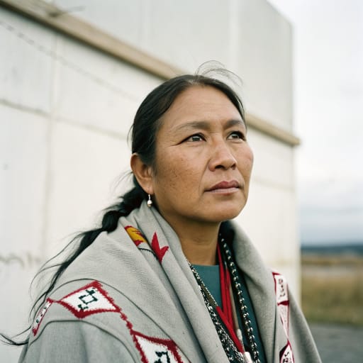Bitterroot Salish woman from The Bitterroot Valley and much of western Montana, United States; today mainly the Flathead Indian Reservation in northwestern Montana., related phenotype reference