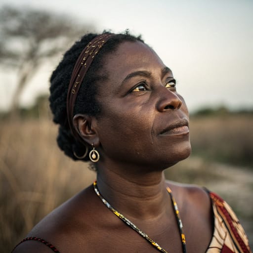 Black Seminoles woman from Originally Spanish Florida; today Nacimiento de los Negros in Coahuila, Mexico, Brackettville in west Texas, Seminole County in Oklahoma, and Red Bays on Andros Island, Bahamas., related phenotype reference