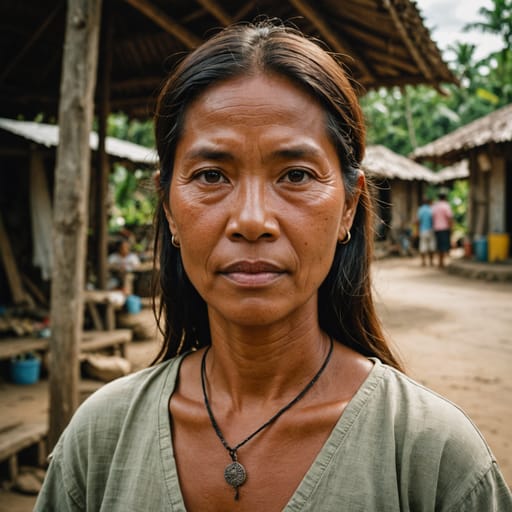 Boholanos woman from Bohol island province in the Central Visayas, Philippines; large settler communities in northern and eastern Mindanao, with many more in Cebu and Metro Manila