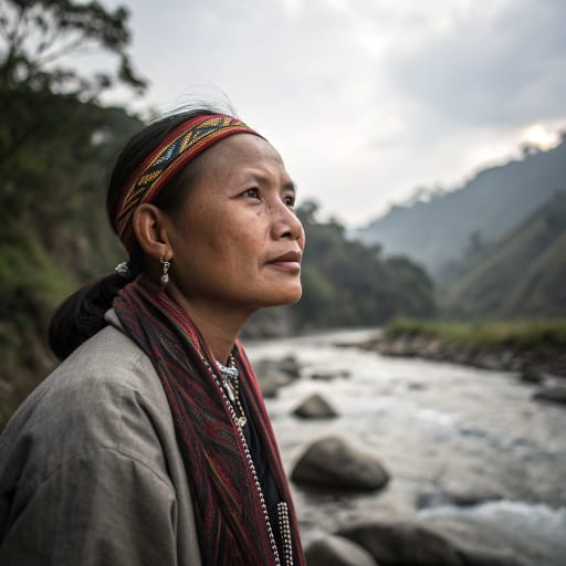 Bontoc woman from Central and eastern Mountain Province around Bontoc town and the upper Chico River valley, Cordillera region of northern Luzon, Philippines