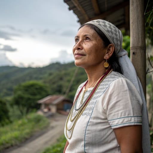 Boruca woman from Hills above the Río Grande de Térraba, Buenos Aires canton, Puntarenas province, southern Costa Rica, related phenotype reference