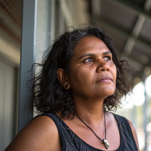 Bundjalung woman from Northern Rivers region of northeastern New South Wales, from the Clarence valley north through the Richmond and Tweed valleys to the border ranges, extending into southeastern Queensland, Australia, related phenotype reference