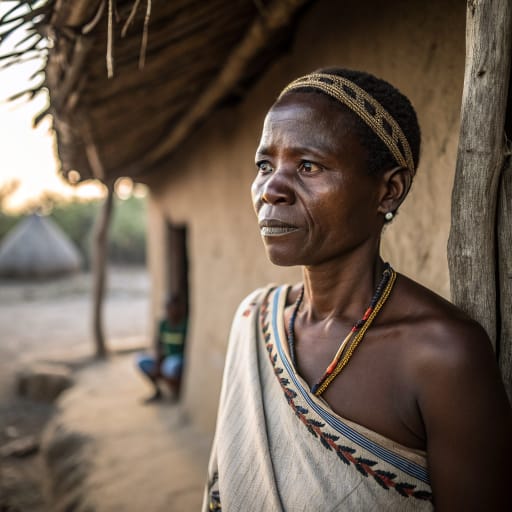 Bwile woman from Northern end of Lake Mweru, around Chienge in Luapula Province, Zambia, and Pweto in Haut-Katanga, Democratic Republic of the Congo, related phenotype reference