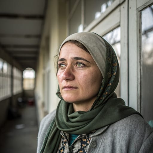 Bzhedug woman from The lower Kuban plain in the Republic of Adygea, southern Russia, with diaspora communities in Turkey, Jordan and Syria, related phenotype reference