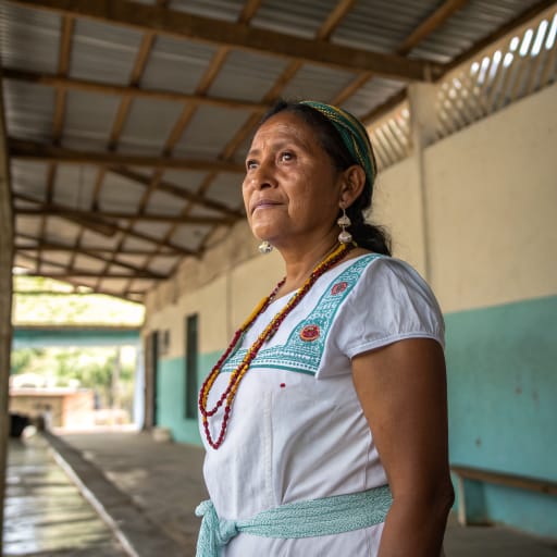 Cacaopera woman from Cacaopera municipality, Morazán department, northeastern El Salvador; historically also Lislique in La Unión department