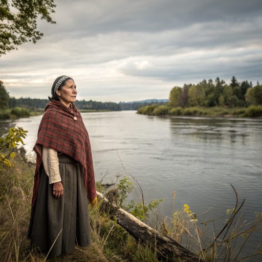 Cathlacomatup woman from South side of Sauvie Island (Wapato Island) along the Multnomah Channel, near the mouth of the Willamette River, northwestern Oregon, United States., related phenotype reference