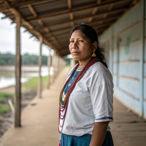 Cayubaba woman from Beni Department, Bolivia, west of the Mamoré River and north of Santa Ana del Yacuma, centered on the town of Exaltación in Yacuma Province., related phenotype reference