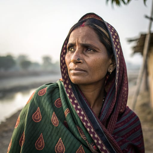 Cedis woman from South of the Yamuna River in north-central India, roughly the Bundelkhand region of present-day Madhya Pradesh and Uttar Pradesh, India