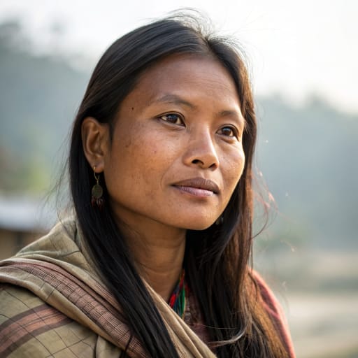 Chakma woman from Bangladesh (Chittagong Hill Tracts) — related phenotype reference