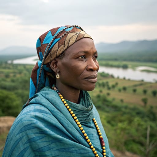 Chamba : femme, référence phénotypique apparentée