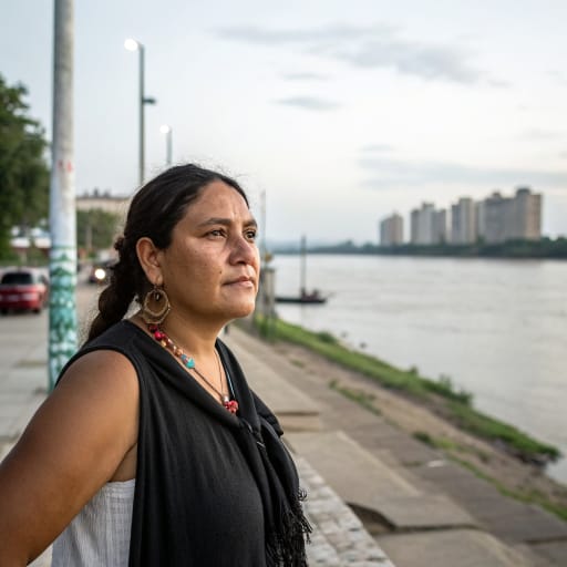 Chaná woman from Islands of the lower Paraná delta and banks of the Uruguay River, in Entre Ríos and nearby provinces of Argentina and in western Uruguay, notably Soriano
