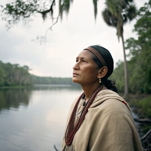 Chatot woman from Chipola River and upper Apalachicola River valleys in the Florida Panhandle, United States; later near Mobile, Alabama, and in central Louisiana, related phenotype reference