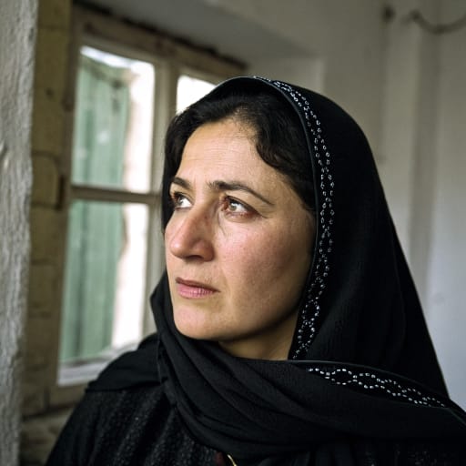 Chechens woman from Chechnya (Russia), traditional dress, alternate reference 2, Ethnic Erotic phenotype catalog