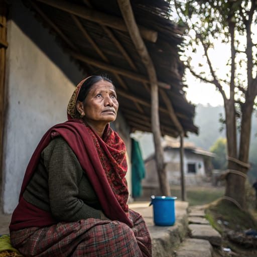 Chepang woman from Mahabharat and Chure ranges (Chitwan, Makwanpur, Dhading, Gorkha), Nepal — Southern Asia