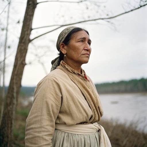 Cheraw woman from Piedmont of North Carolina, South Carolina and southern Virginia, United States: the Dan River valley, later the Pee Dee River, related phenotype reference