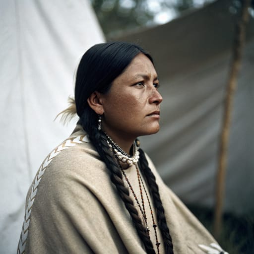 Cheyenne woman from United States (Montana, Oklahoma) — related phenotype reference