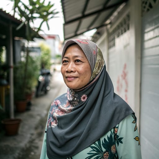 Chitty woman from Melaka (Malacca) in Malaysia, chiefly Kampung Chitty in Gajah Berang, with a small related community in Singapore.