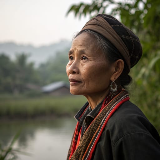 Cho Ro woman from Southeastern Vietnam, mainly Đồng Nai (around Xuân Lộc, Long Khánh and Định Quán) and the former Bà Rịa-Vũng Tàu area, now part of Ho Chi Minh City