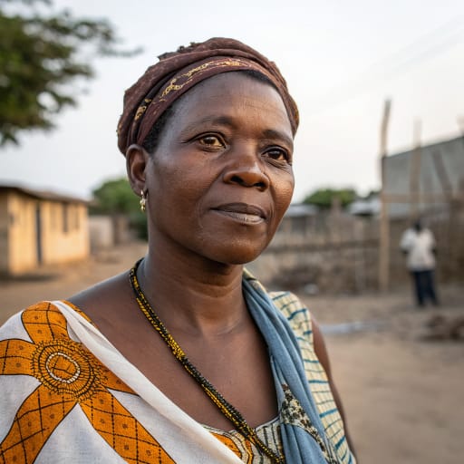 Chopi woman from Southern Mozambique, mainly the Zavala and Inharrime districts of Inhambane Province, with many now also living in Maputo and other cities, related phenotype reference
