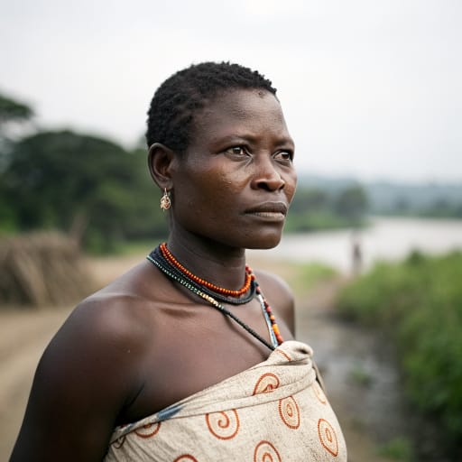 Chumburu woman from Both shores of the northern arm of Lake Volta in central Ghana: the Kpandai area (Northern Region), Krachi West (Oti Region) and the Yeji area (Bono East)., related phenotype reference