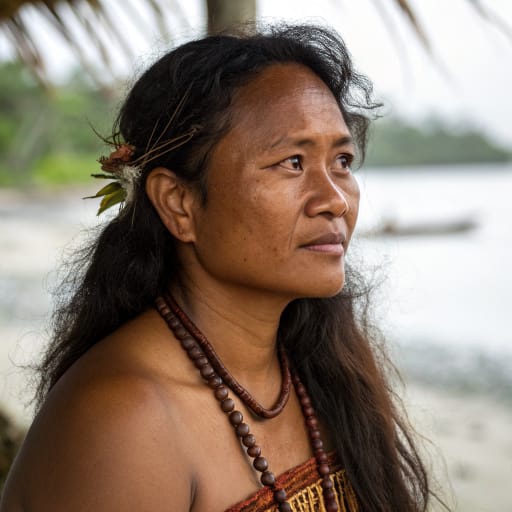 Chuukese woman from Chuuk Lagoon (Federated States of Micronesia), variant 2