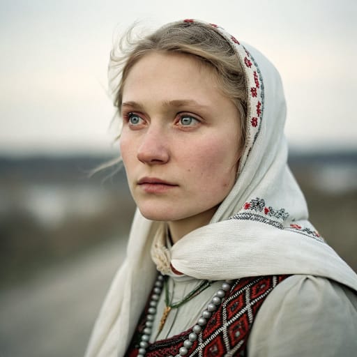 Chuvash woman from Chuvashia (Russia) — related phenotype reference