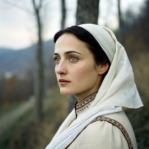 Circassians woman from Circassia (Russia), related phenotype reference