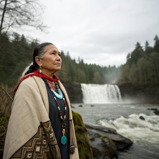 Clackamas woman from Lower Willamette Valley along the Clackamas River near Willamette Falls, northwestern Oregon, United States; descendants now centered on the Grand Ronde community, Oregon, related phenotype reference