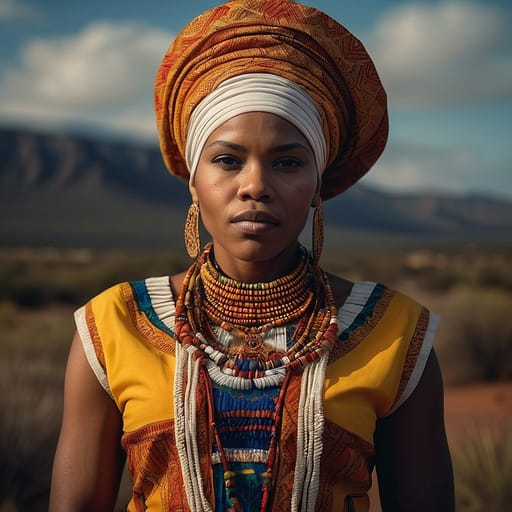 Coloured South African woman from South Africa — related phenotype reference
