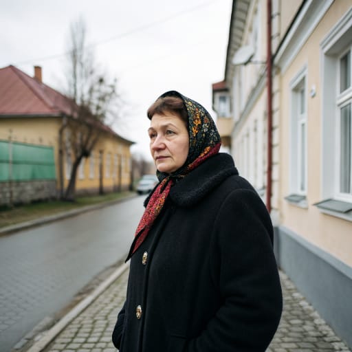 Crimean Karaites woman from Crimean peninsula (Ukraine, under Russian control since 2014), with historic communities in Trakai, Lithuania, and in Halych and Lutsk, western Ukraine; small numbers in Poland, Russia and Israel