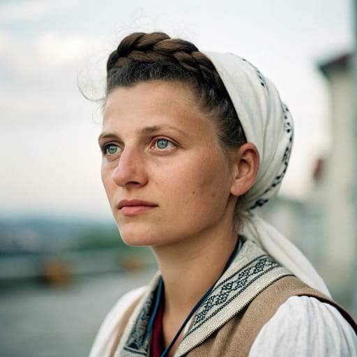 Croats woman from Croatia, Federation of Bosnia and Herzegovina (Bosnia and Herzegovina) — related phenotype reference