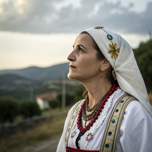 Cunusitani : femme, référence phénotypique apparentée
