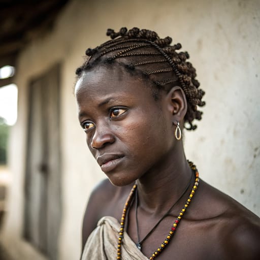 Dagombas woman from Kingdom of Dagbon (Ghana)