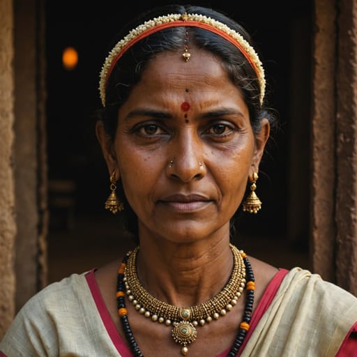Daivadnya woman from Goa, the Konkan coast of Maharashtra and coastal Karnataka (Uttara Kannada, Udupi, Dakshina Kannada), India, with large communities in Mumbai and other Indian cities