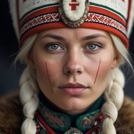 Danish woman from Denmark, Greenland (Greenlandic Danes), Faroe Islands, plus diaspora — related phenotype reference