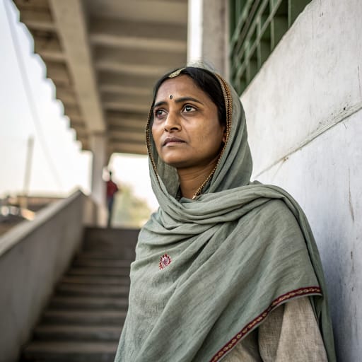 Darzi woman from India and Pakistan, especially Uttar Pradesh, Bihar, Gujarat, Rajasthan, Maharashtra, Punjab and Sindh; related tailoring castes in Nepal