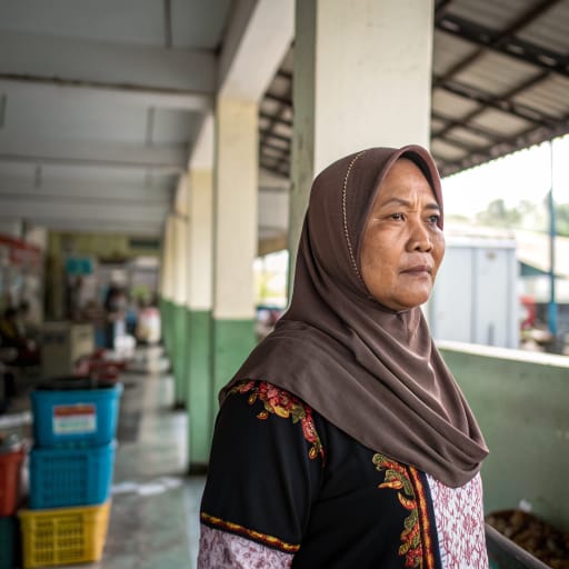 Deli Malays woman from East coast of North Sumatra, Indonesia, centered on Medan, Deli Serdang, Serdang Bedagai, Langkat and Binjai