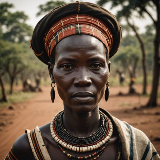 Didinga woman from Didinga Hills, Budi County, Eastern Equatoria, South Sudan — related phenotype reference