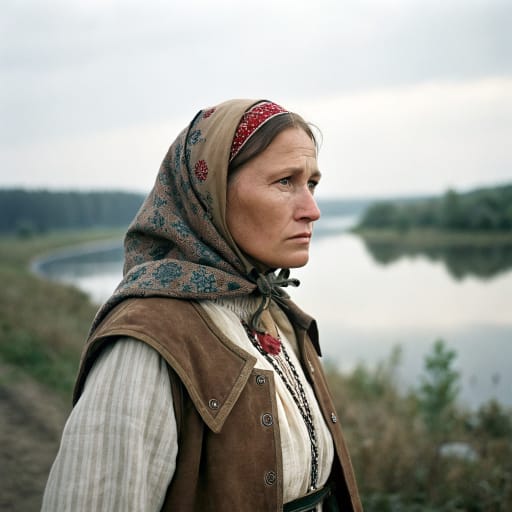 Don Slavs woman from Upper and middle Don basin and the Voronezh River valley, around modern Voronezh, southern Russia, related phenotype reference